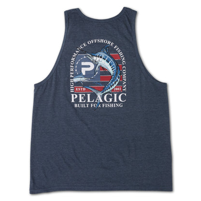 Pelagic Tank Top - Patriot Marlin