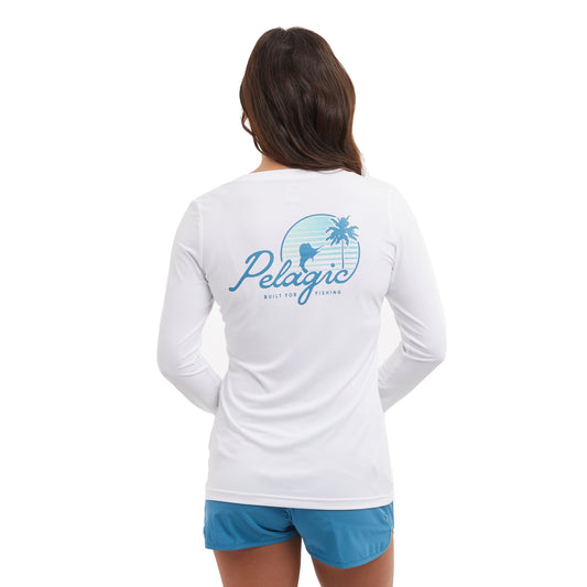 Pelagic Ws Fishing Shirt - Ws Aquatek Sunset Sails