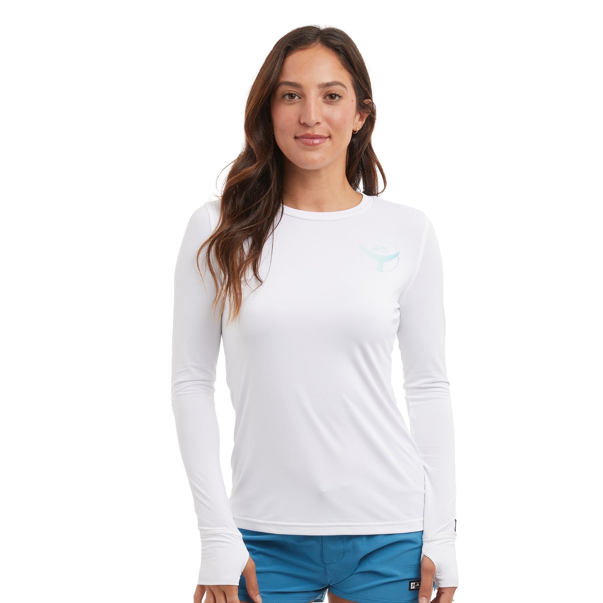 Pelagic Ws Fishing Shirt - Ws Aquatek Tails Up