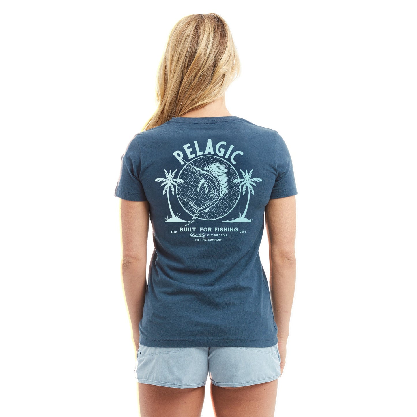 Pelagic Ws T-Shirt - Ws Twin Palms