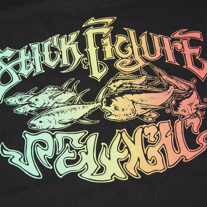 Pelagic Ws Cropped T-Shirt - Ws Stick Figure Chasin