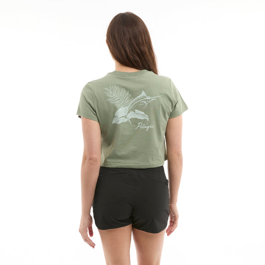 Pelagic Ws Cropped T-Shirt - Ws Tropic Marlin