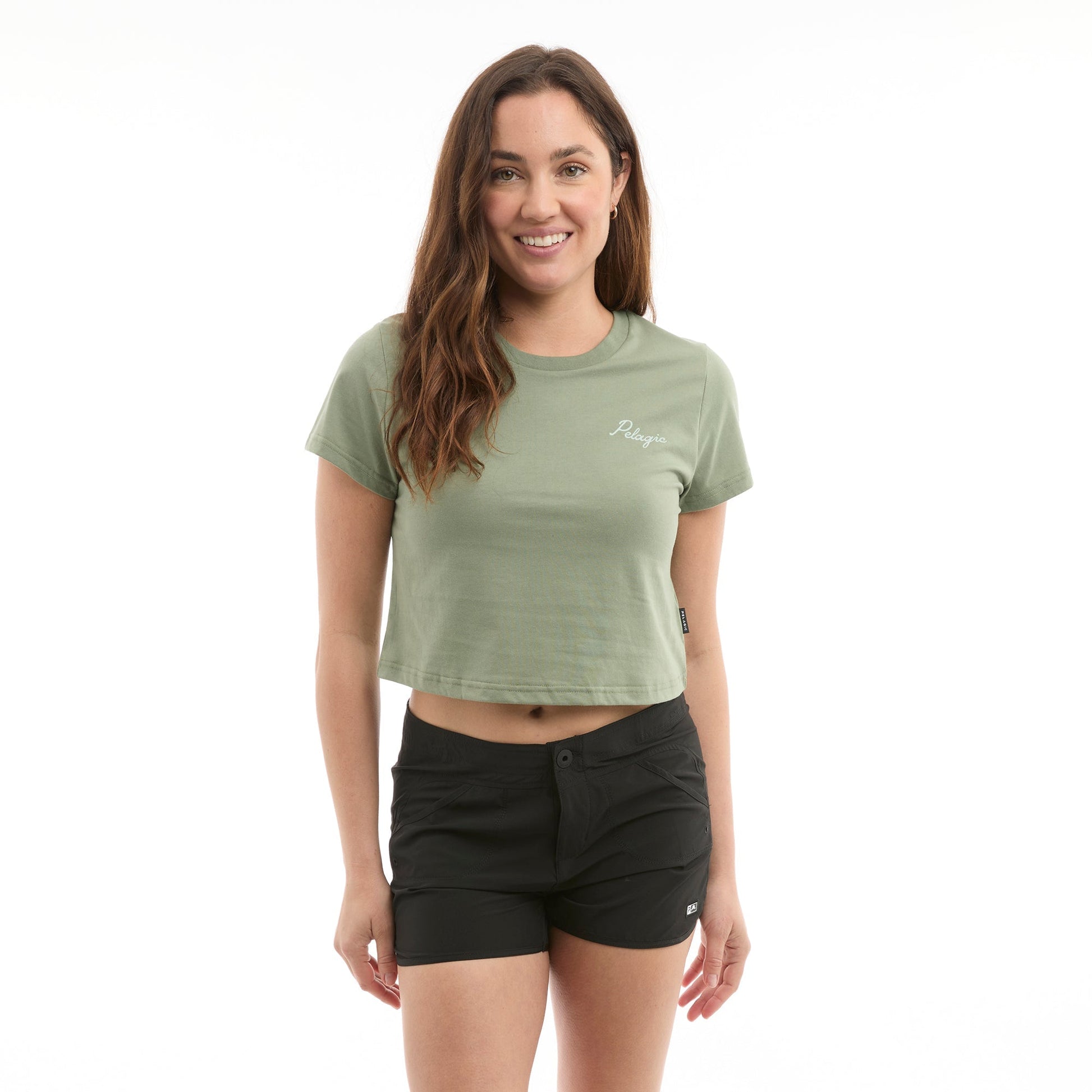 Pelagic Ws Cropped T-Shirt - Ws Tropic Marlin