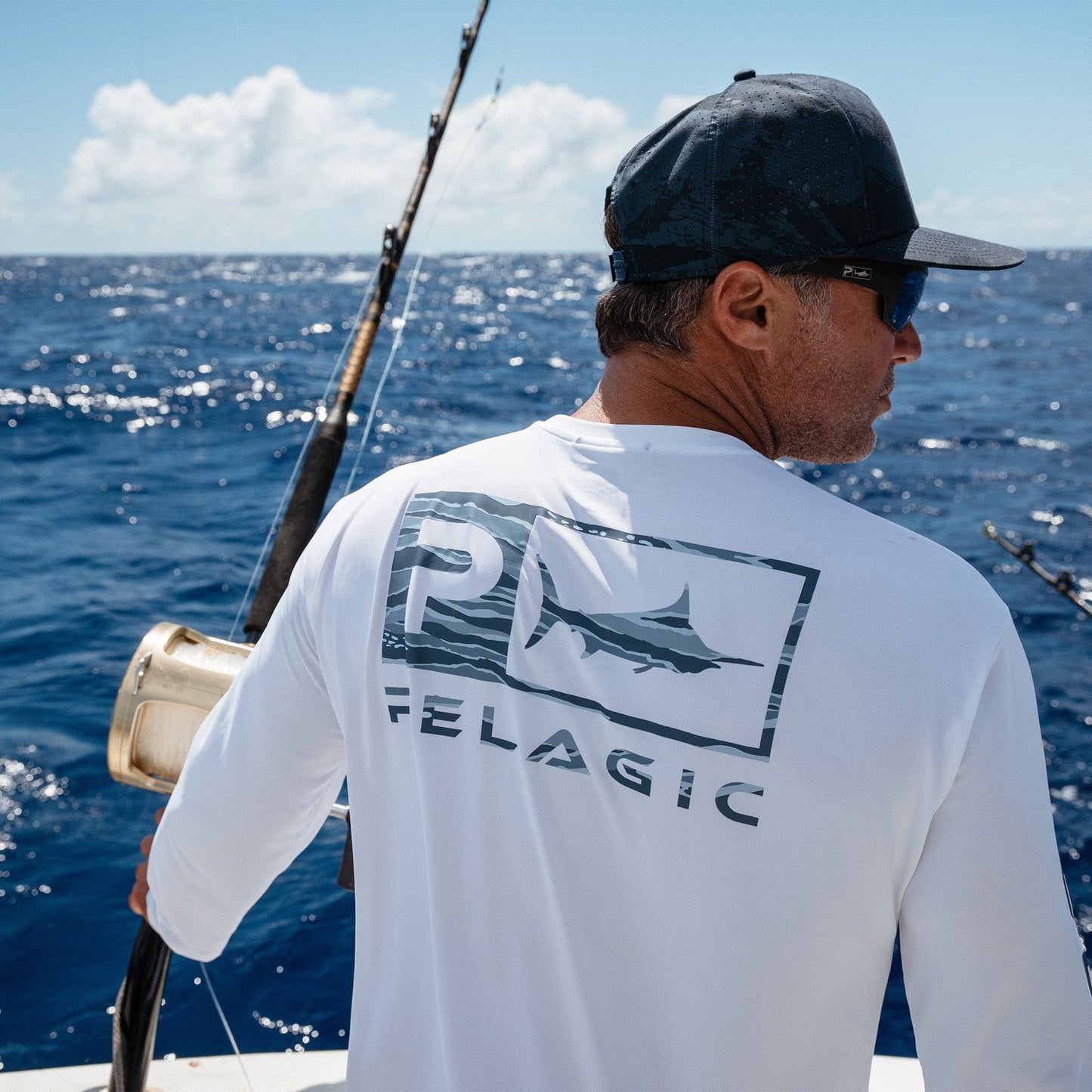 Pelagic Fishing Shirt - Aquatek Wahoo Icon