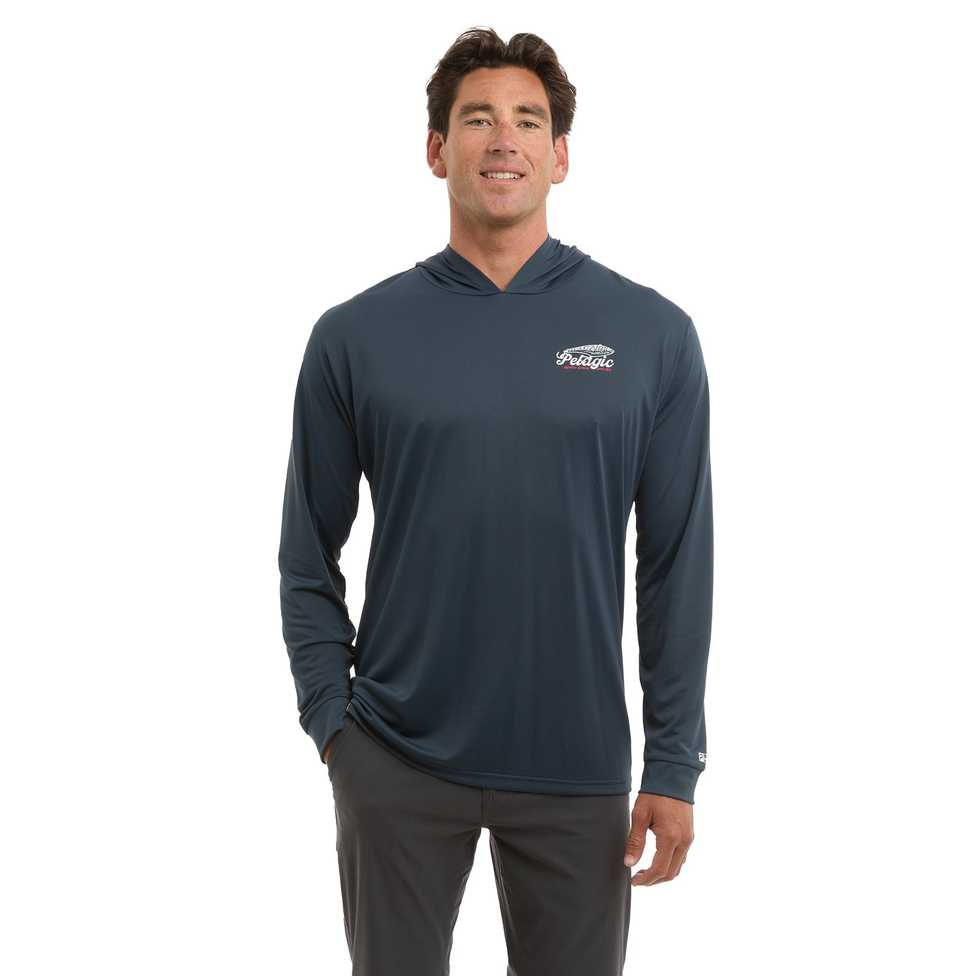 Pelagic Hooded Fishing Shirt - Aquatek Hook Em