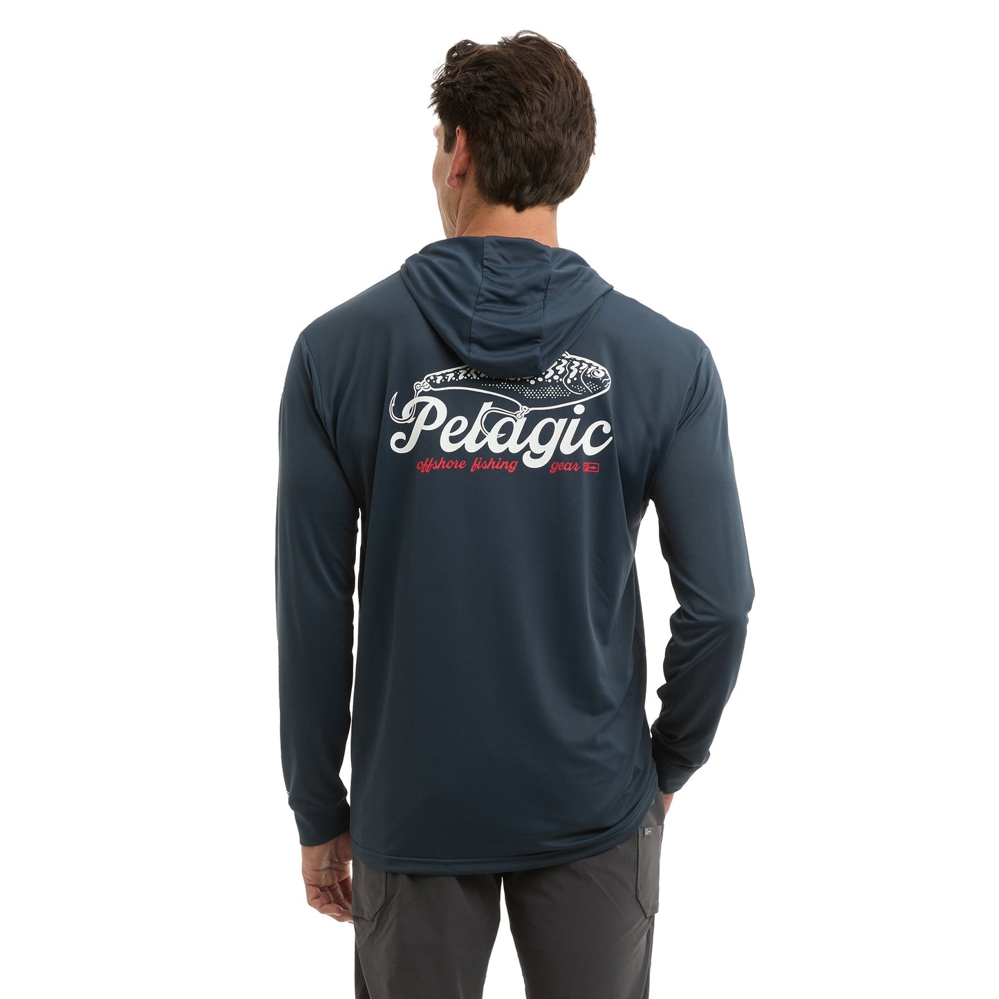 Pelagic Hooded Fishing Shirt - Aquatek Hook Em