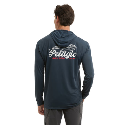 Pelagic Hooded Fishing Shirt - Aquatek Hook Em