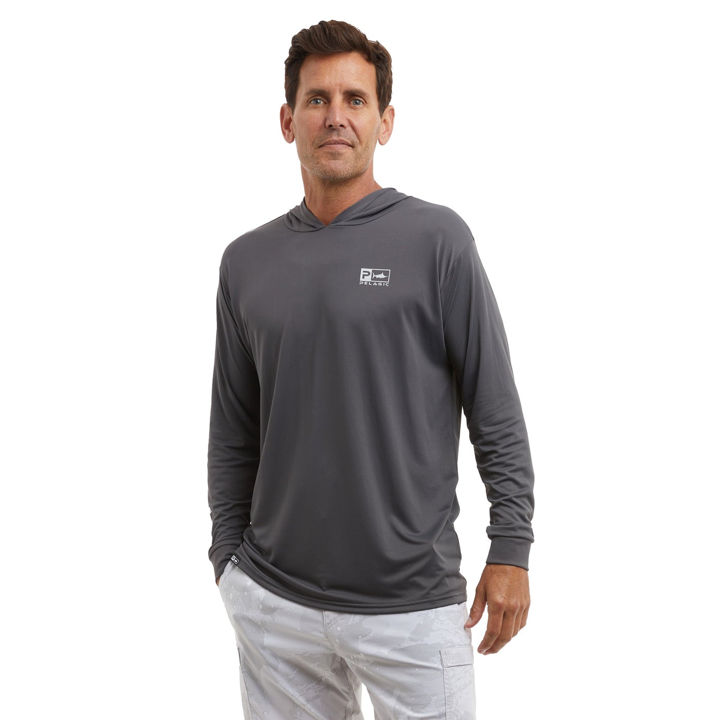 Pelagic Hooded Fishing Shirt - Aquatek Rusted Icon
