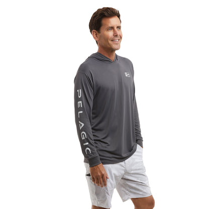Pelagic Hooded Fishing Shirt - Aquatek Rusted Icon